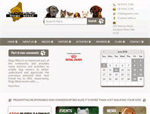 Tablet Screenshot of dogswest.com